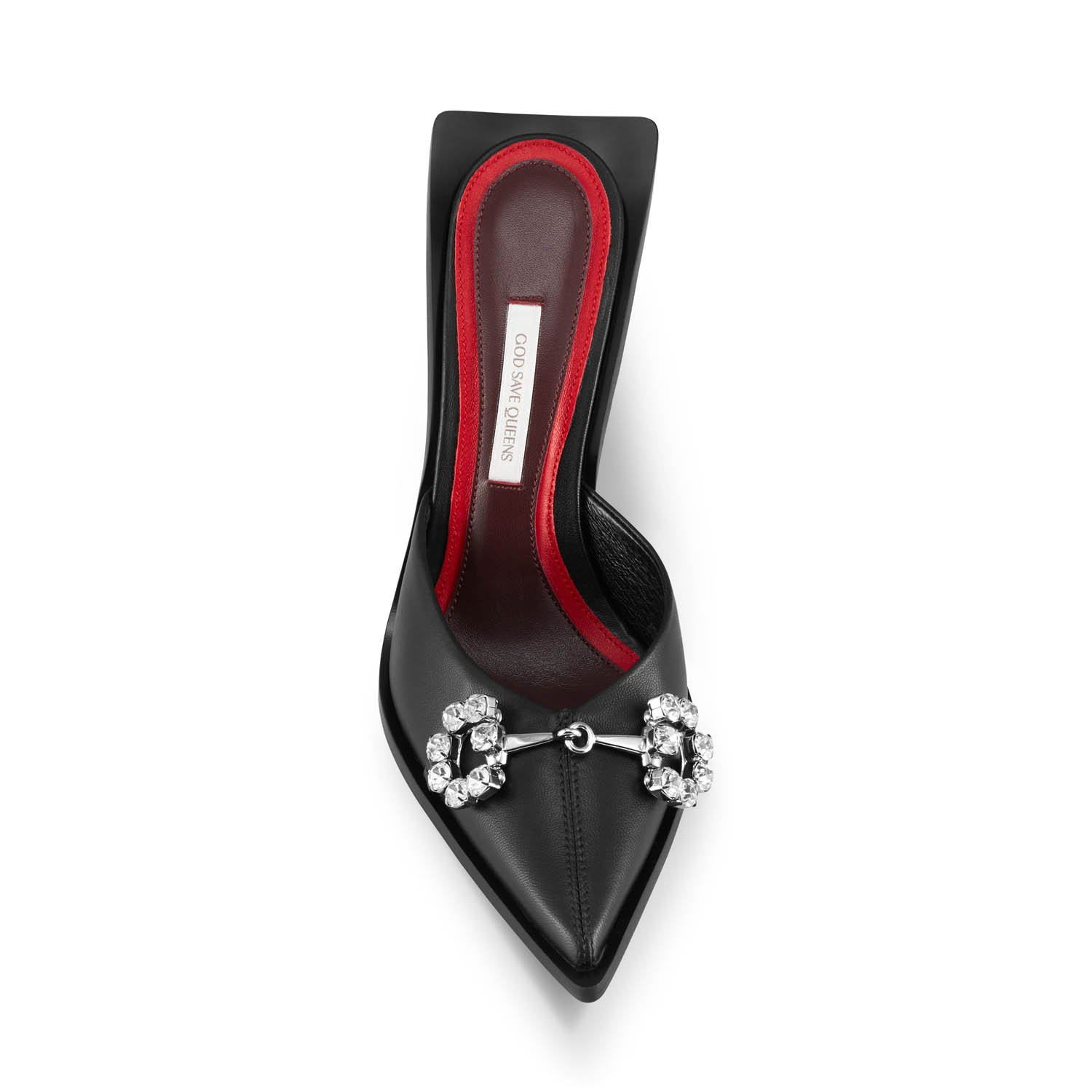 Szpilki - klapki na obcasie God Save Queens Fotografia produktowa - buty packshoty